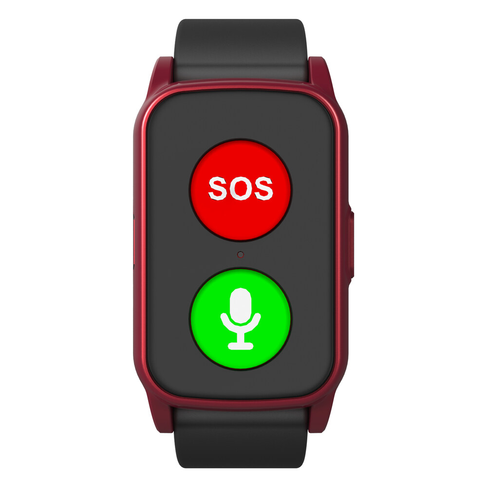 Butonul SOS pe ecranul X-Wrist S3